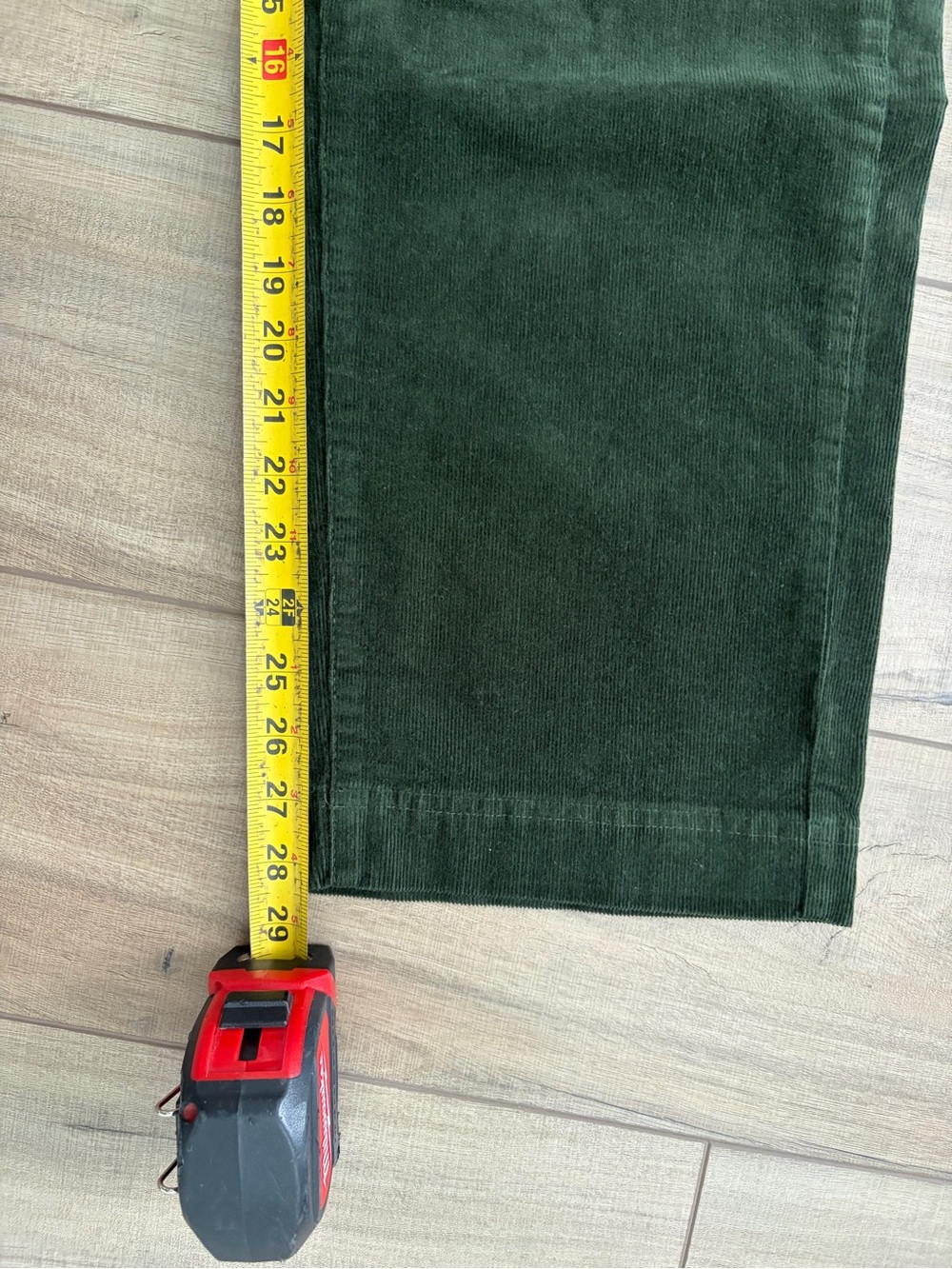 Everlane The Relaxed Wide Leg Corduroy Casual Pants Dark Green 8 - Picture 10 of 10